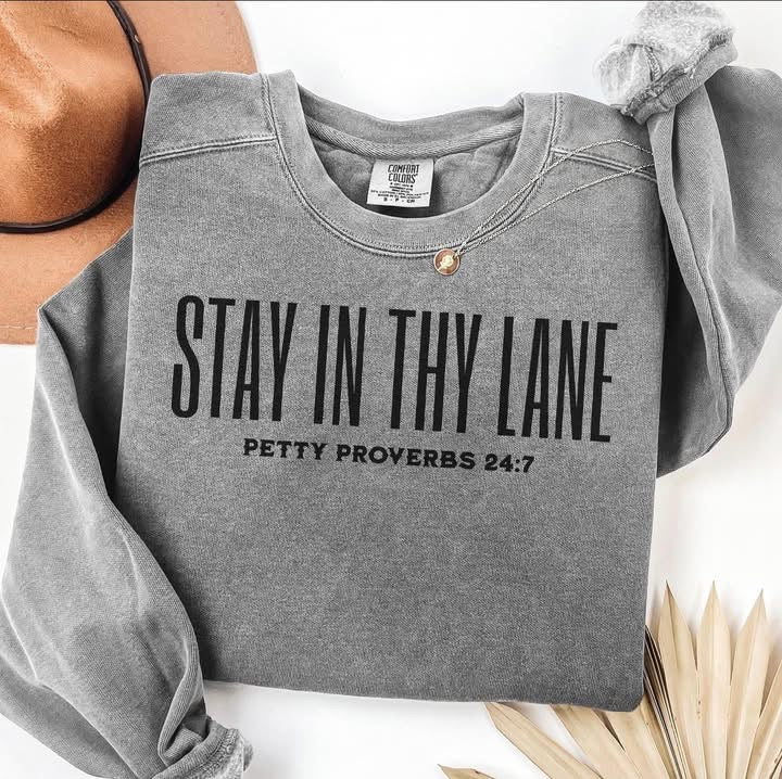 Stay in thy lane