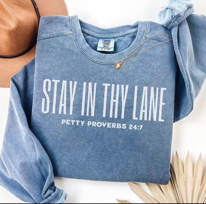 Stay in thy lane