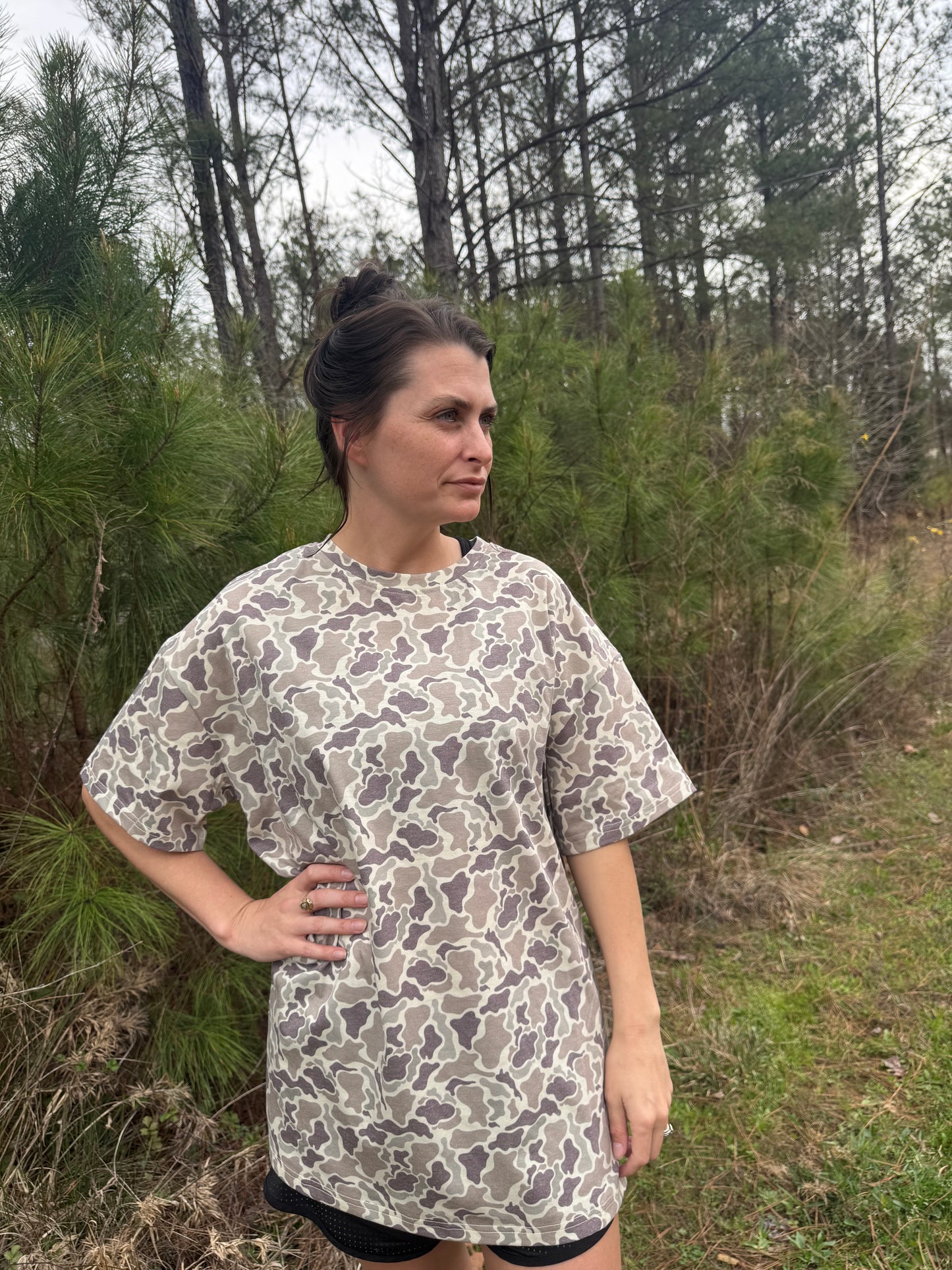 Duck Camo Oversized Tee